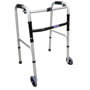 Adjustable Walking Frame with Wheels