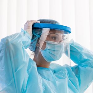 Face Shield with Anti-Fog Coating